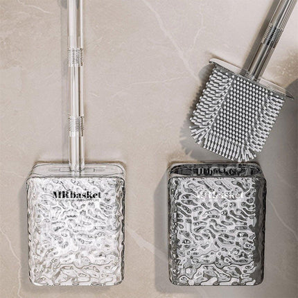 Corrugated Toilet Brush No Dead Angle Wall Hanging Toilet Cleaning Brush