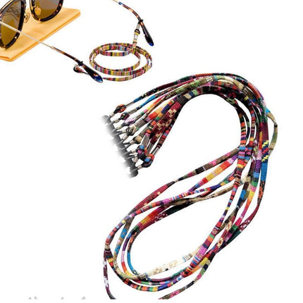5 PCS Colorful Sunglasses Strap Eyeglass Chain Reading Glasses Holder Neck Cord - Aimall