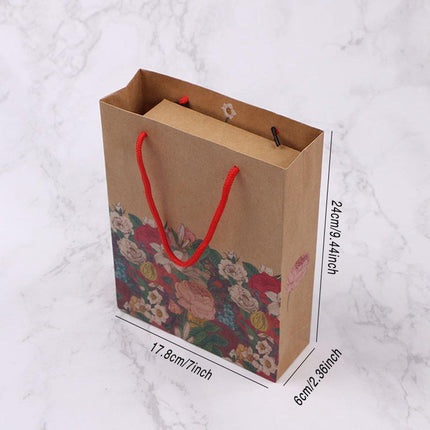 25PCS Kraft Paper Moon Cake Cookie Packaging Box Square Blister Hand Packaging