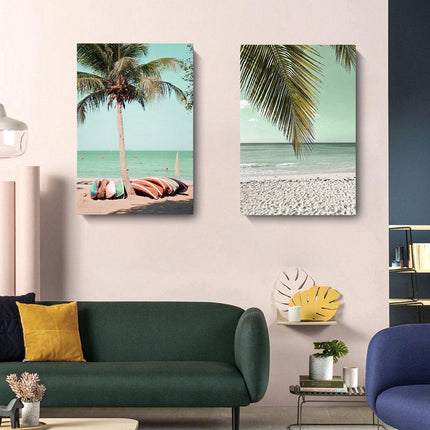 Living Room Wall Art Decorative Painting Beach Seaside Travelling Landscape