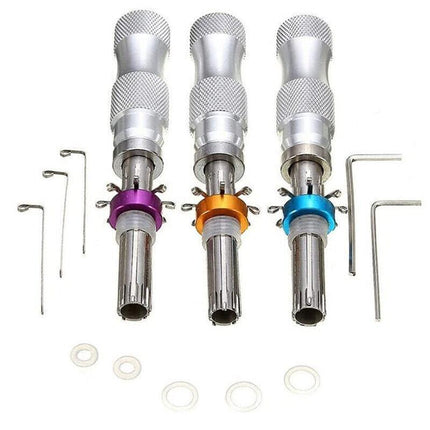 3X Tubular Locksmith Lock Tool Equipment 7.00Mm 7.5Mm 7.8Mm Steel Set Safe Box - Aimall