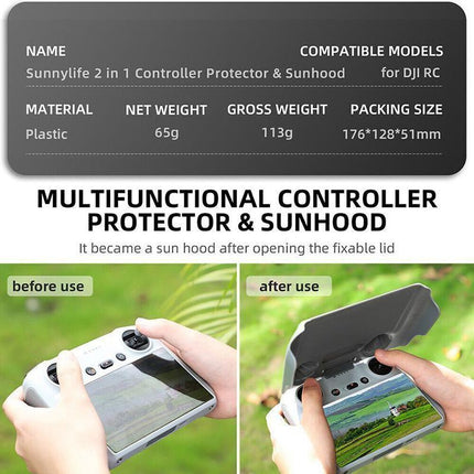 Guard Screen Controller Protector Sun Hood For DJI Mini 3 Pro RC Remote - Aimall