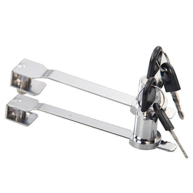 Sliding Window Glass Cabinet Lock Glass Door Lock Cabinet Display With Key Au - Aimall
