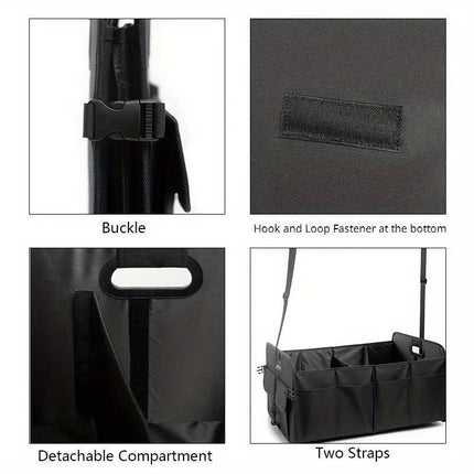 Car Organiser Boot Storage Box Foldable Trunk Organizer for Vehicle Storage