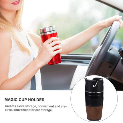 Multifunctional Car Cup Holder Storage Box Drink Organiser Vehicle Accessories