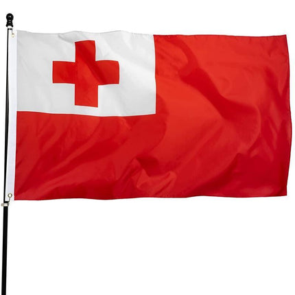 90 X 150CM Tongan Flag Large Puleʻanga Fakatuʻi ʻO Tonga Flag - Aimall