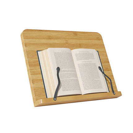 Wooden Adjustable Reading Stand Multifunctional Book Holder Bracket for Desk