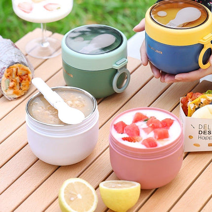Stainless Steel Lunch Box Thermos Insulated Food Container for Soup and Hot Meal