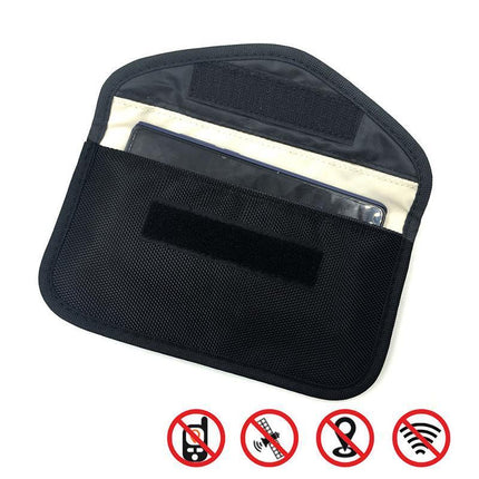 Car Key Signal Blocker Case For Faraday Cage Fob Pouch Keyless RFID Blocking Bag - Aimall