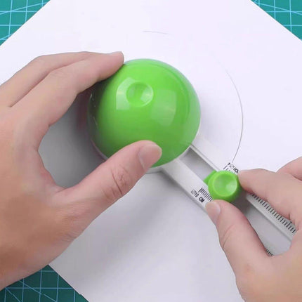 Circle Cutter Round Paper Cutting Tool DIY Scrapbook Ruler Knife Handmade Card