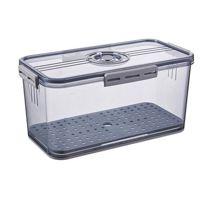 Large Refrigerator Fresh Keeping Box Sealed Kitchen Storage Transparent Box