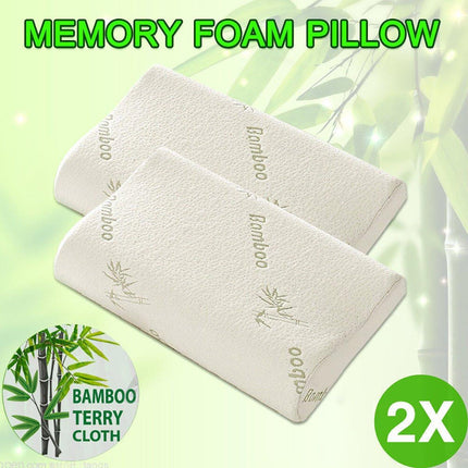 1/2PCS Memory Foam Neck Pillow Wavy Contour Slow Rebound Pillow