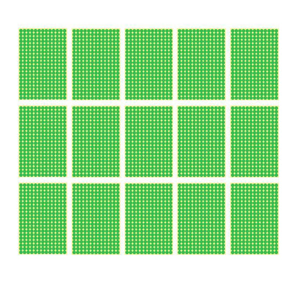 8/13/25/50mm Sticker Dots Adhesive Round Labels Circular Scrapbooking Light Green - Aimall