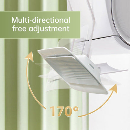 Wall Mounted Air Conditioner Deflector Adjustable Prevents Direct Blowing