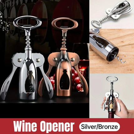 Bottle Opener Cork Screw Wine Bottle Opener Corkscrew winged corkscrew ZincAlloy