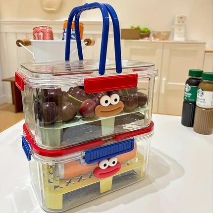 Outdoor Portable Insulated Cooler Box for Picnic Camping Beverage Food Storage