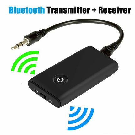 Bluetooth 5.0 Transmitter Receiver 2 in 1 Wireless Audio Aux Adapter 3.5mm - Aimall