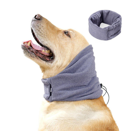 Pet Dog Cat Grooming Ear Cover Reduce Noise Calming Earmuffs Winter Warm Hood