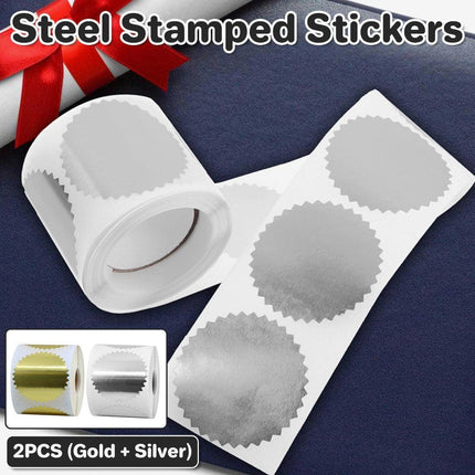 2pcs Stamps Stickers Sticky Labels for Scrapbooking Crafts DIY Decoration Set
