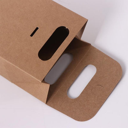100PCS Christmas Gift Packing Paper Bag Candy Cookie Treat Box Kraft Party Bag - Aimall