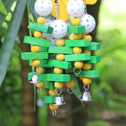 Wooden Parrot Chew Toy Bird Toys for Large and Small Birds Natural Pet Chew Toy