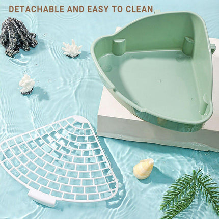 Rabbit Litter Box And Small Animals Pet Toilet Pee Pad Supplies Potty Rabbit - Aimall