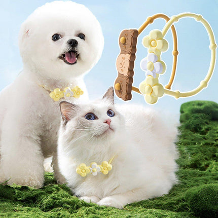 Cute Animal Essential Oil Collar for Dogs Cats Prevent Mosquito Bites