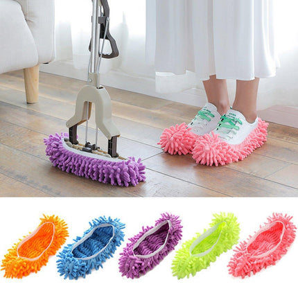 10pairs Washable Floor Cleaning Mop Shoes Removable Slipper Covers for Mopping