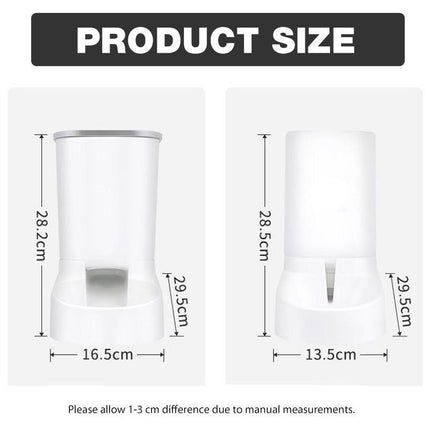 Automatic Pet Dog Cat Food Water Dispenser Feeder Self Feeding Bowl Bottle - Aimall
