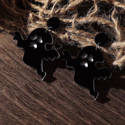 Halloween Ghost Earrings Punk Style Jewelry for Women Gothic Fashion Accessories
