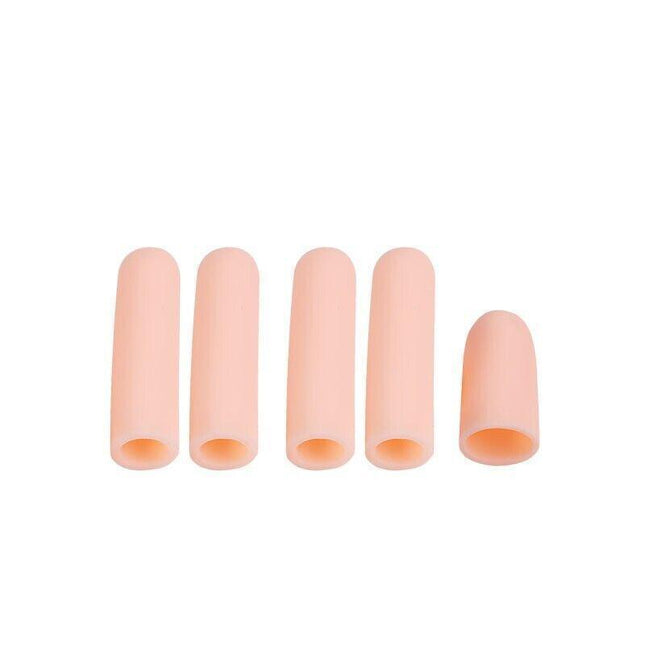 5Pcs Silicone Finger Protector Finger Caps Tube Anti-Slip Finger Cover Au Stock - Aimall