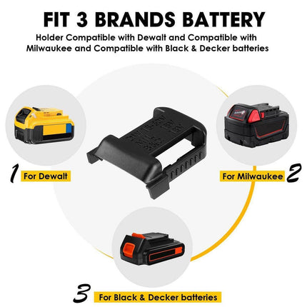 5pcs Battery Protective Cover with Belt Clip Plastic Wrap for Secure Storage