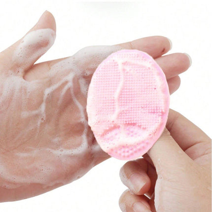 Silicone Face Cleansing Soft Brush Facial Washing Massager Scrubber Cleaner