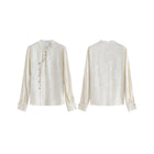 New Chinese Style Guofeng Long Sleeve Shirt Women Elegant Top Fashion Blouse - Aimall