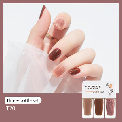 Fashion 11 Styles 3 in 1 One Step Gel Nail Polish Quick Drying Gel Varnish 12ml - Aimall