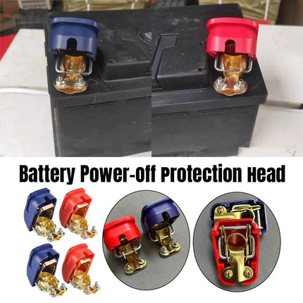 2PCS Battery Power Off Protection Pile Head Quick Release Car Terminal Connector