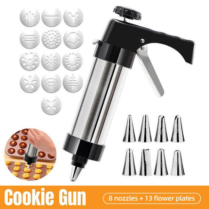 Biscuit Maker Squeeze Gun Laminating Gun for Home Baking Tools Moulds Set