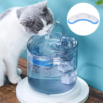 6PCS Cat Water Fountain Activated Carbon Replacement Filter for Pet Dog Drinking