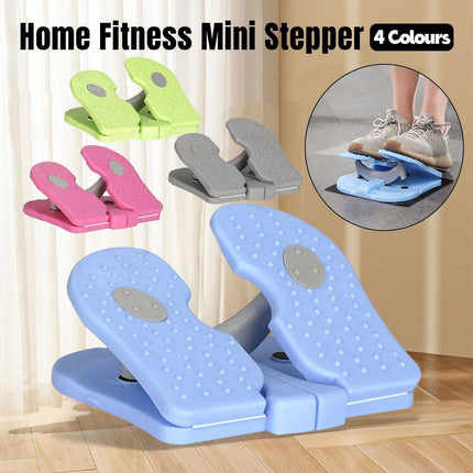 Indoor Mini Stepper Fitness Machine Leg Calf Stretch Cardio Trainer Home Workout