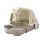 Large Fully Enclosed Cat Litter Box Drawer Type Easy Clean Cat Litter Pan Indoor