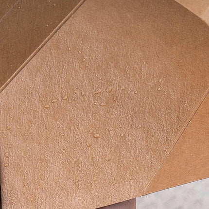 100PCS Golden Croissant Sandwich Holder Kraft Paper Cheese Corn Stick Packaging