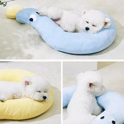 Soft Plush Pet Pillow for Dogs Cats Sleeping Cuddle Pillow Comfort Cushion