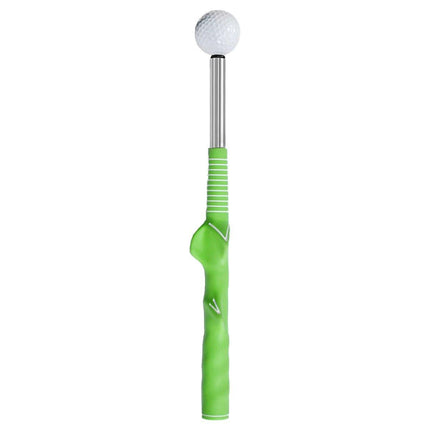 Golf Swing Training Aid Telescopic Impact Sound Stick Exercise Tool for Practice