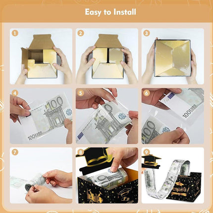 Birthday Creative Money-drawing Gift Box Graduation Party Money Drawing Box