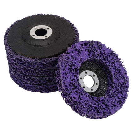 10PCS 125mm Stainless Steel Grinding Nylon Polishing Wheel for Car Paint Removal