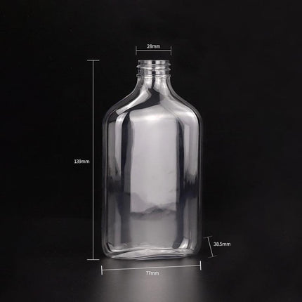 20x Clear Plastic Juice Bottles 250ml 350ml Reusable Milk Tea Beverage Bottles