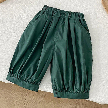 Boys Two-Piece Short-Sleeved Hanfu Traditional Chinese Style Outfit
