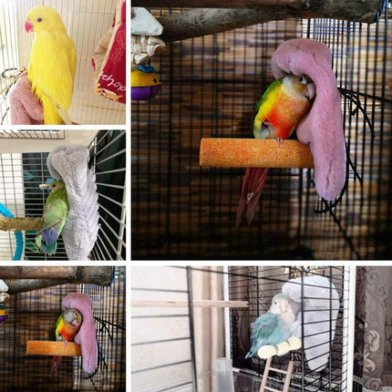 Cozy Bird Blanket Shawl Parrot Snuggle Cabin Plush Hanging Cotton Nest Bedding
