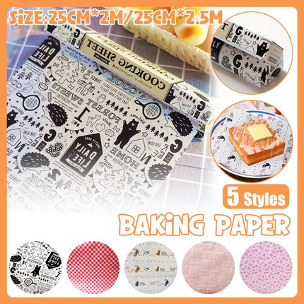 Non-Stick Parchment Baking Paper Roll for Air Fryer BBQ and Sandwich Wrapping