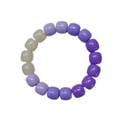 Lucky Gradient Beads Bracelet Elastic Couple Women Friends Gift Fashion - Aimall